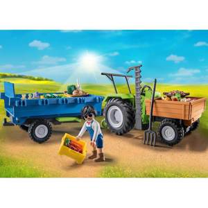 Playmobil Harvester Tractor with Trailer 71249